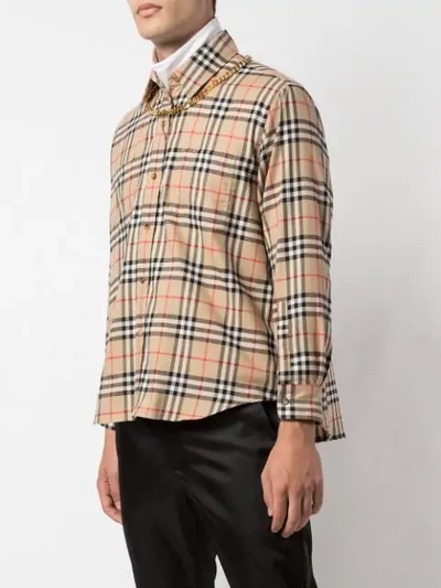 LONG SLEEVED CHECKED SHIRT