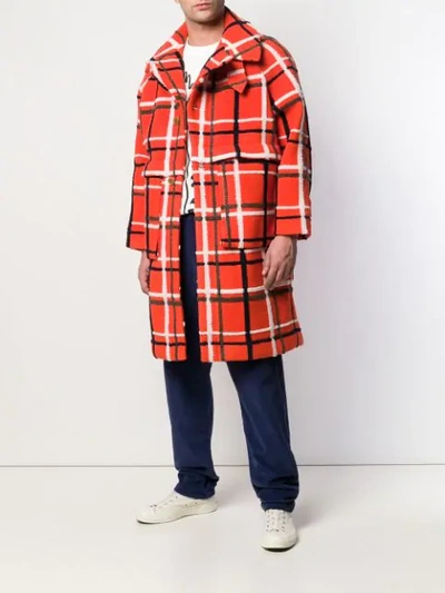 Shop Henrik Vibskov Gardener's Choice Coat In Orange