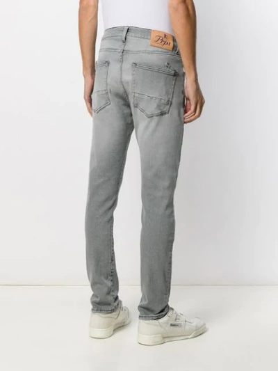 Shop Prps Distressed Slim-fit Jeans In Grey