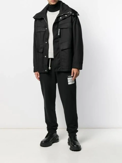 Givenchy Hooded Rain Jacket In Black