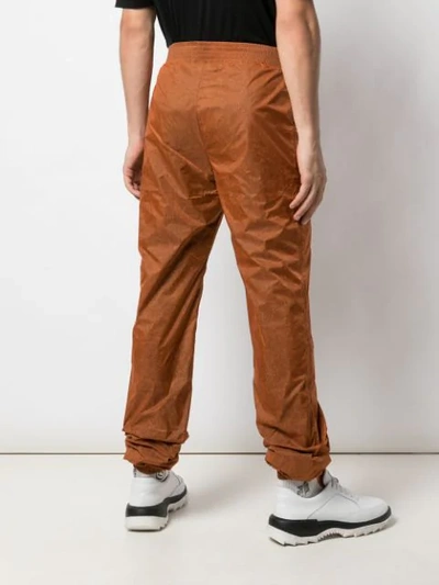 Shop Anton Belinskiy Marbled Track Pants In Orange