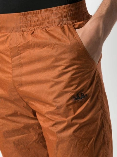 Shop Anton Belinskiy Marbled Track Pants In Orange