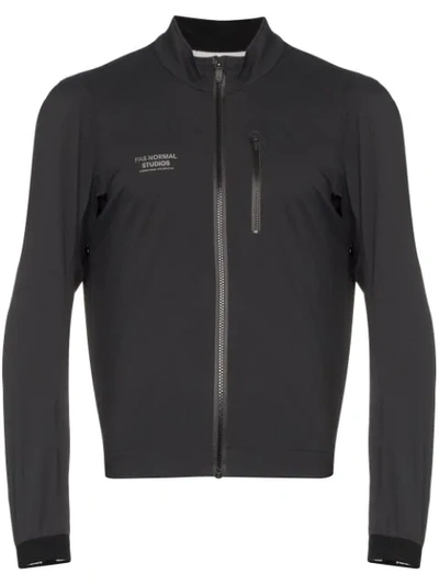 Shop Pas Normal Studios Control Winter Cycling Jacket In Black