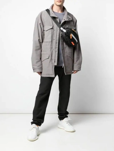 Shop Fear Of God Oversized Multi-pocket Jacket In Grey