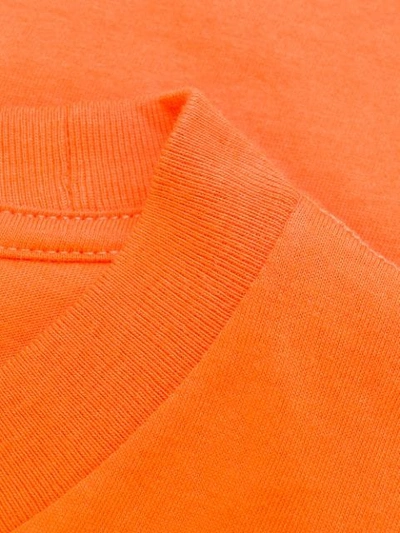 Shop Adidas Originals Logo Print T-shirt In Orange