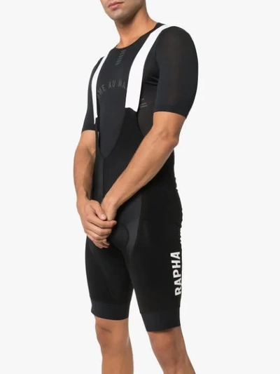 Shop Rapha Cycle Pro Team Bib Shorts In Black