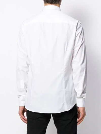 Shop Philipp Plein Diamond Cut Shirt In White