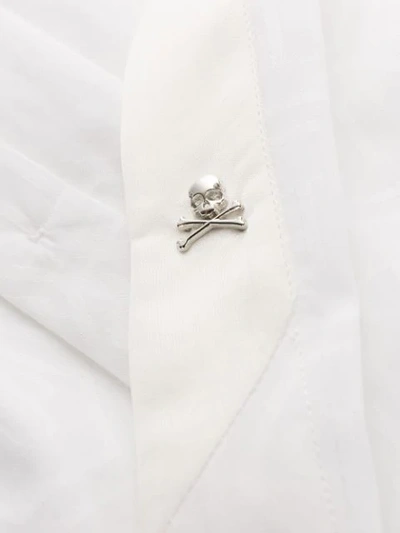 Shop Philipp Plein Diamond Cut Shirt In White