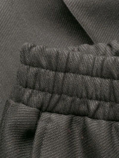 Shop Ermenegildo Zegna Tapered Wool Trousers In Grey