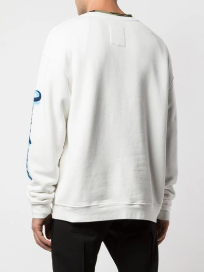Shop Adaptation Sweatshirt Mit "ride Forever"-print - Weiss In White