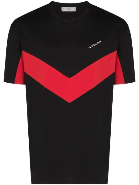 givenchy red and black t shirt