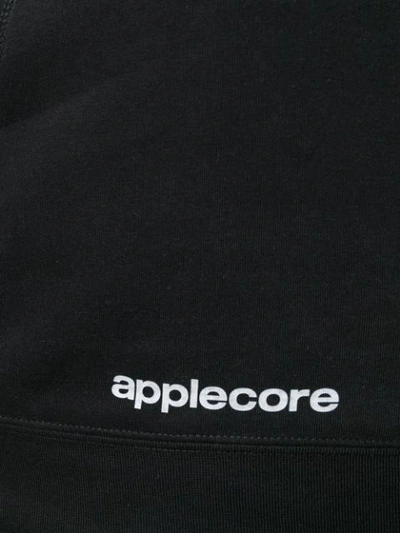 Shop Applecore Kapuzenpullover Mit "endless"-print In Black