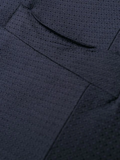 Shop Canali Silk Slim-fit Waistcoat In Blue