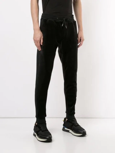 Shop Loveless Jogginghose Aus Velours In Black