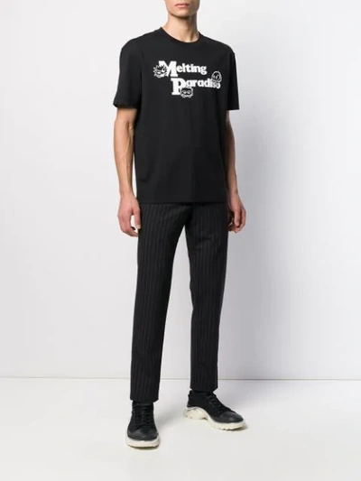 Shop Mcq By Alexander Mcqueen Chester Monster Print T-shirt In Black