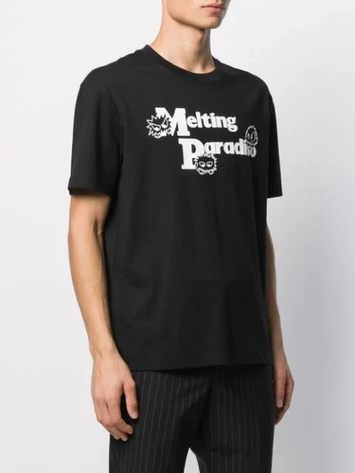 Shop Mcq By Alexander Mcqueen Chester Monster Print T-shirt In Black