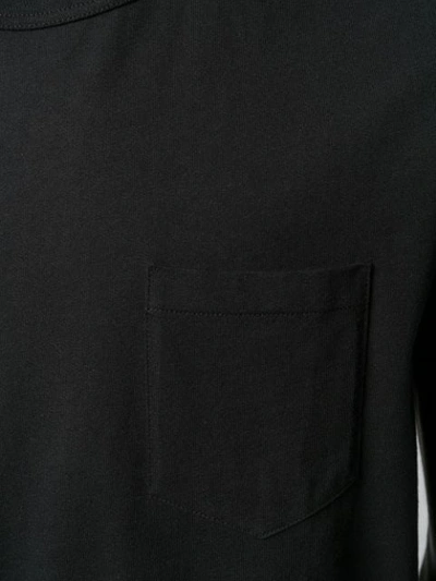 Shop Tom Ford Chest Pocket T-shirt In Black