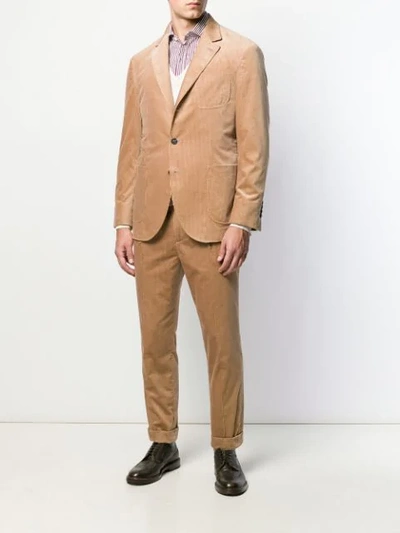 Shop Brunello Cucinelli Corduroy Suit Jacket In C8413