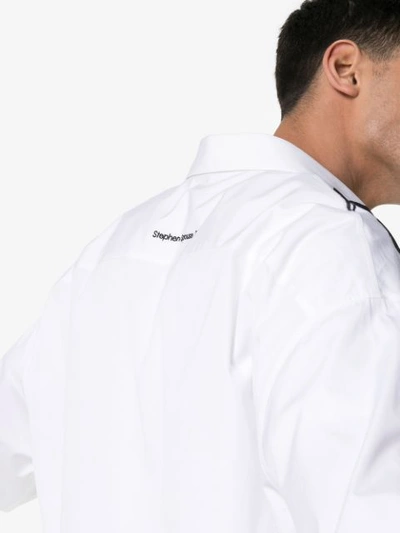 Shop Calvin Klein 205w39nyc Hemd Mit Gesicht-print In White