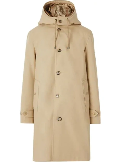 Shop Burberry Mantel Mit Abnehmbarer Thermoweste In Neutrals