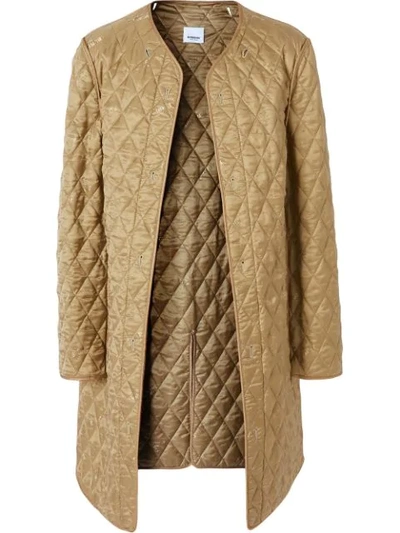 Shop Burberry Mantel Mit Abnehmbarer Thermoweste In Neutrals