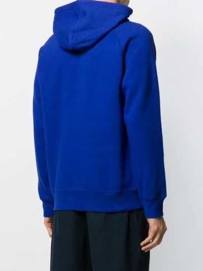 Shop Carhartt Chase Relaxed-fit Hoodie In Blue