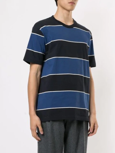 Shop Norse Projects Striped T In Twilight Blue