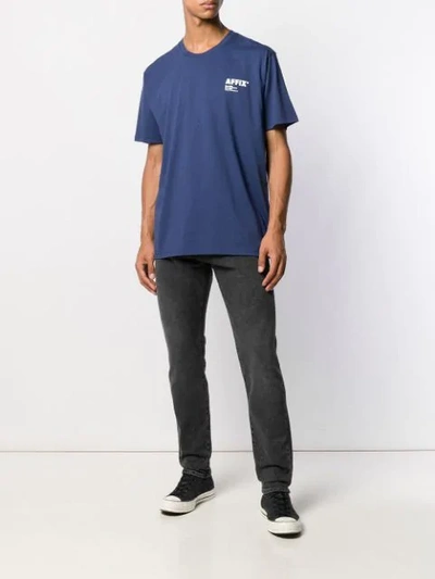 Shop Affix Printed Logo T-shirt - Blue