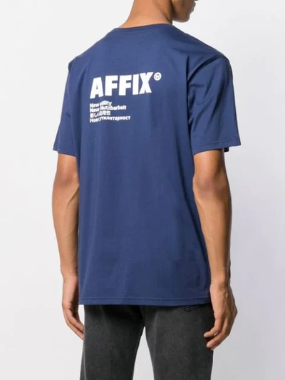 Shop Affix Printed Logo T-shirt - Blue