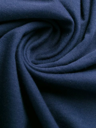 AFFIX PRINTED LOGO T-SHIRT - 蓝色