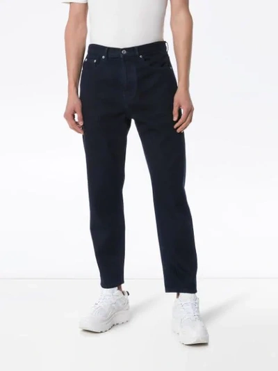 Shop Valentino Vring Logo Jeans - Blue