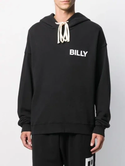 Shop Billy Logo Graphic Hoody In Black