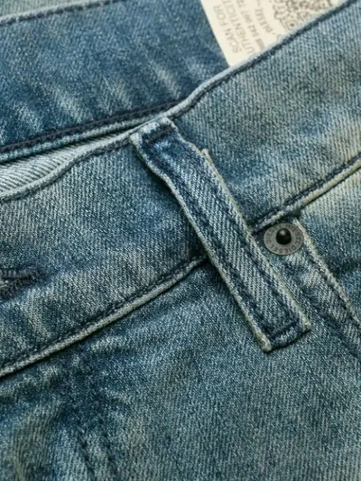 Shop Diesel Slim Distressed Jeans In Blue