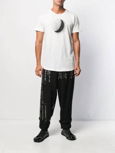 Shop Ann Demeulemeester Eclipse T-shirt In 002 Off White