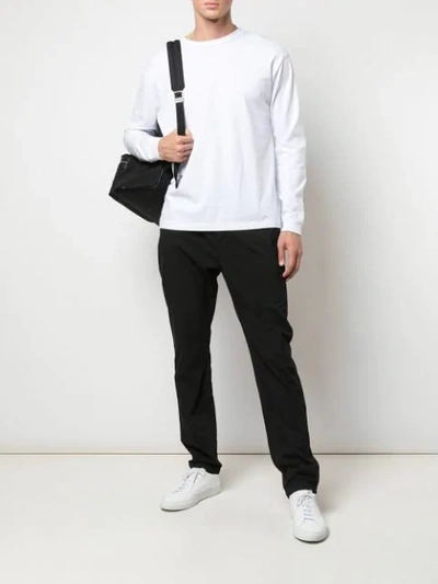 John Elliott Cotton-cashmere Blend Sweatshirt In White