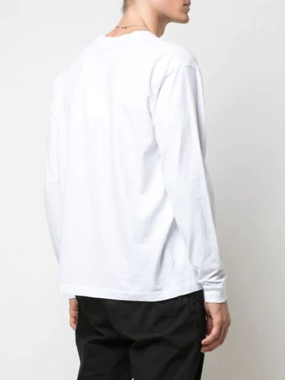 Shop John Elliott Crew-neck Sweatshirt In White