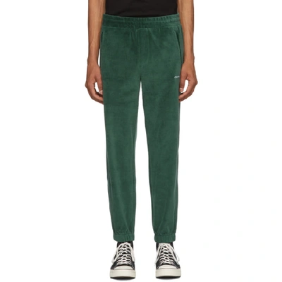 Shop Carhartt Green Velvet Tila Lounge Pants In 08z90 Green