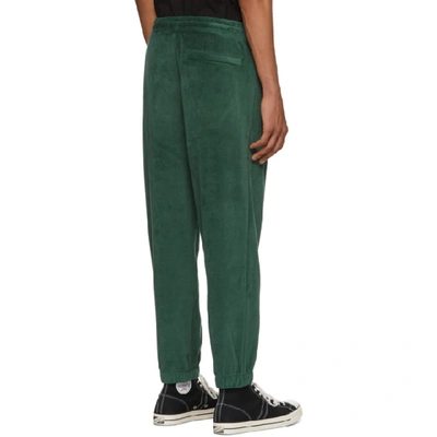 Shop Carhartt Green Velvet Tila Lounge Pants In 08z90 Green