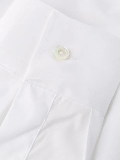 Shop Les Hommes Slim Fit Shirt In White