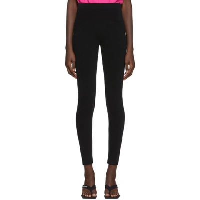 Shop Balenciaga Black Sporty Leggings In 1000 Black