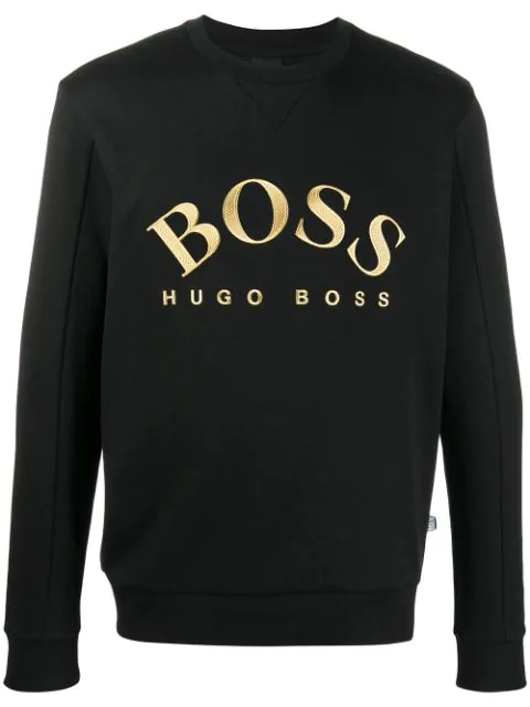 hugo boss jumper black