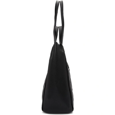 Shop Marc Jacobs Black The Tag Tote In 001 Black