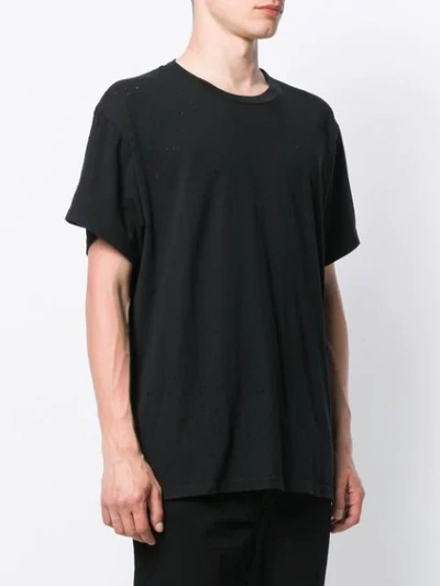 Shop Amiri Logo Print T-shirt In Black