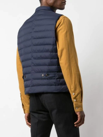 Shop Brunello Cucinelli Sleeveless Padded Gilet In Cp399