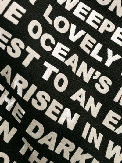 Shop Rick Owens Drkshdw T-shirt Mit Slogan-print - Schwarz In Black