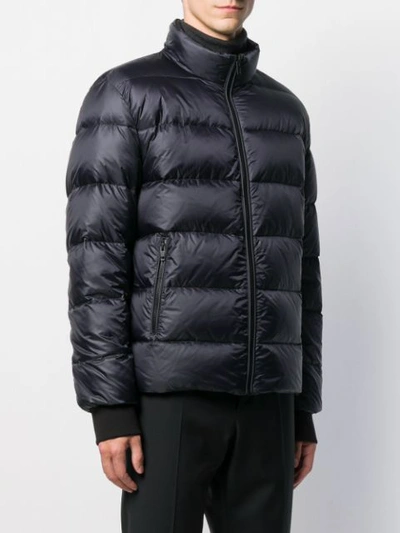 Shop Fay Quilted Down Jacket In Blue