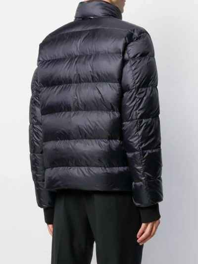 Shop Fay Quilted Down Jacket In Blue