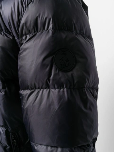 Shop Fay Quilted Down Jacket In Blue