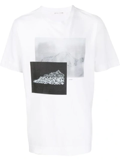 Shop Alyx Abstract Print T-shirt In White