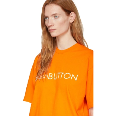 Shop Pushbutton Orange Logo T-shirt